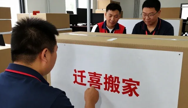 福州迁喜搬家服务有限公司服务配送客户,提供商户提供运输支持